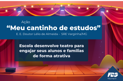 Read more about the article Ação “Meu cantinho de estudos”