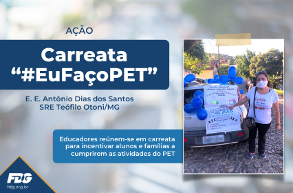 Read more about the article Ação Carreata “#EuFaçoPET”