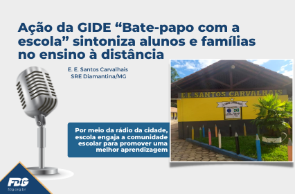 Read more about the article Ação da GIDE “Bate-papo com a escola” sintoniza alunos e famílias no ensino à distância