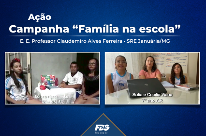 Read more about the article Ação Campanha “Família na escola”