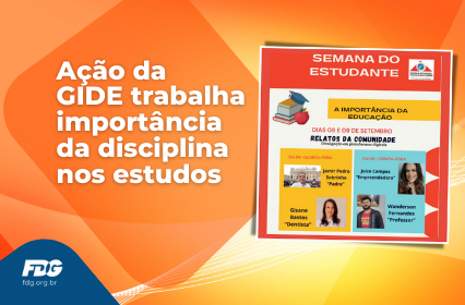 Leia mais sobre o artigo Ação da GIDE trabalha importância da disciplina nos estudos