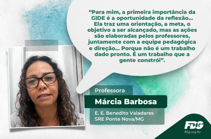 Read more about the article Depoimento – Professora Márcia Barbosa