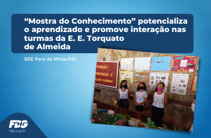 Read more about the article “Mostra do Conhecimento” potencializa o aprendizado e promove interação nas turmas da E. E. Torquato de Almeida
