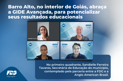 Read more about the article Barro Alto, no interior de Goiás, abraça a GIDE Avançada, para potencializar seus resultados educacionais