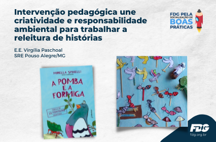 Read more about the article Intervenção pedagógica une criatividade e responsabilidade ambiental para trabalhar a releitura de histórias