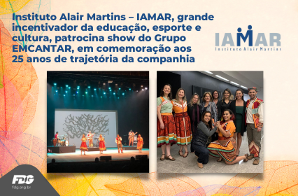 Leia mais sobre o artigo Instituto Alair Martins – IAMAR, grande incentivador da educação, esporte e cultura, patrocina show do Grupo EMCANTAR, em comemoração aos 25 anos de trajetória da companhia