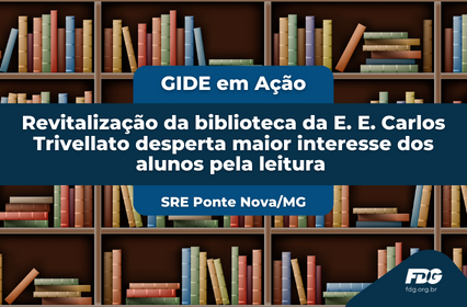 Read more about the article Revitalização da biblioteca da E. E. Carlos Trivellato desperta maior interesse dos alunos pela leitura