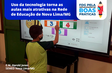 Leia mais sobre o artigo Uso da tecnologia torna as aulas mais atrativas na Rede de Educação de Nova Lima/MG
