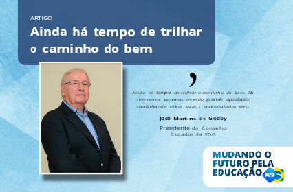 Leia mais sobre o artigo Ainda há tempo de trilhar o caminho do bem